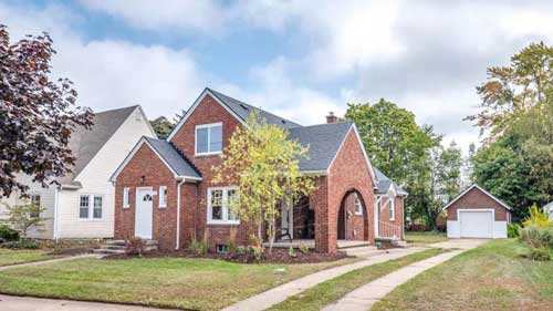 Andy's brick home in Plainwell, MI